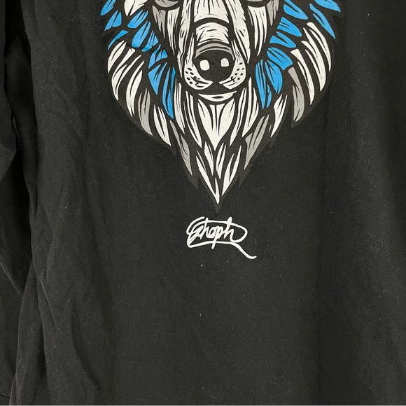 Vans x Schoph Off The Wall Wolf Longsleeve Shirt Medium - Picture 7 of 7